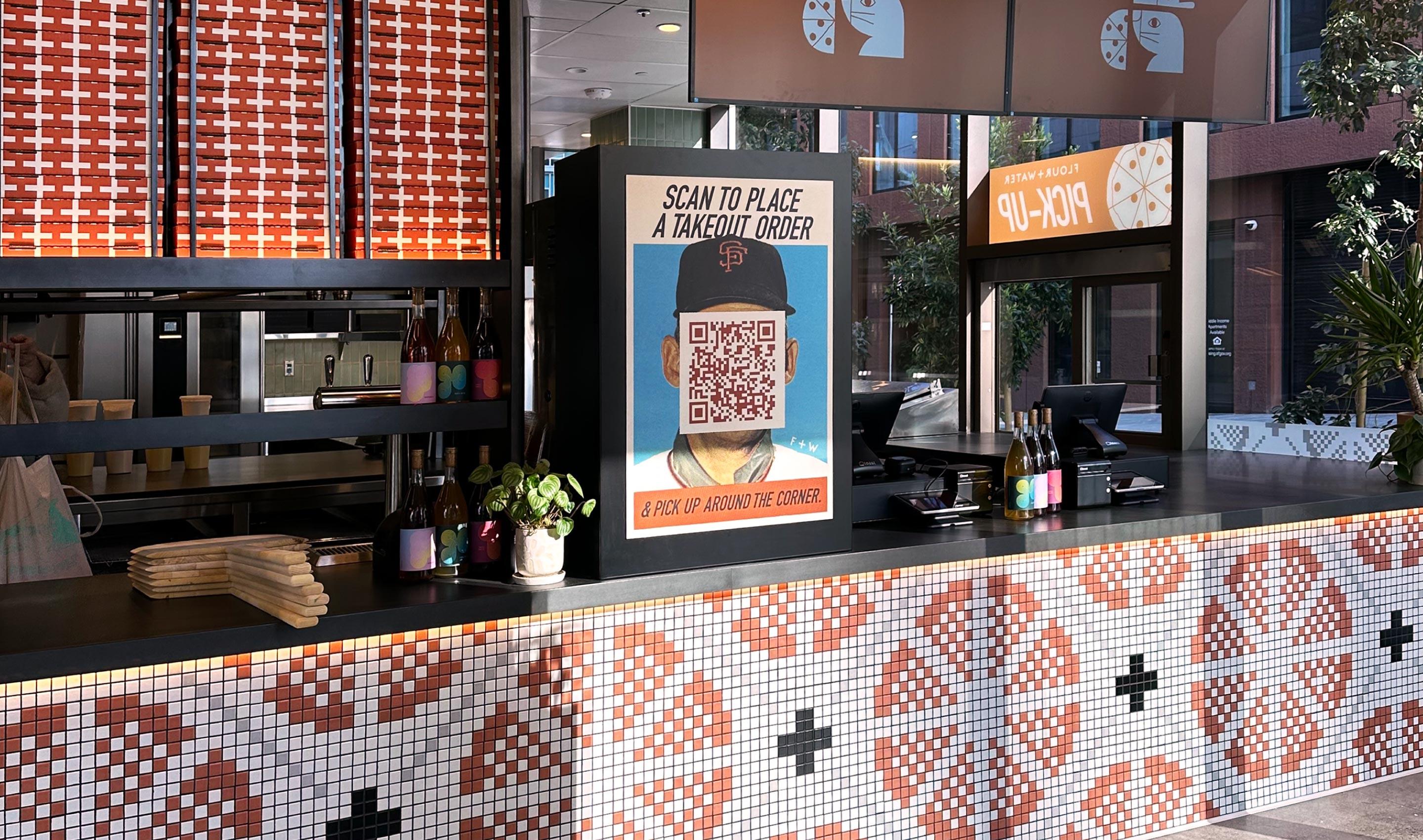 Office FW Pizza Shop Interior Poster V4