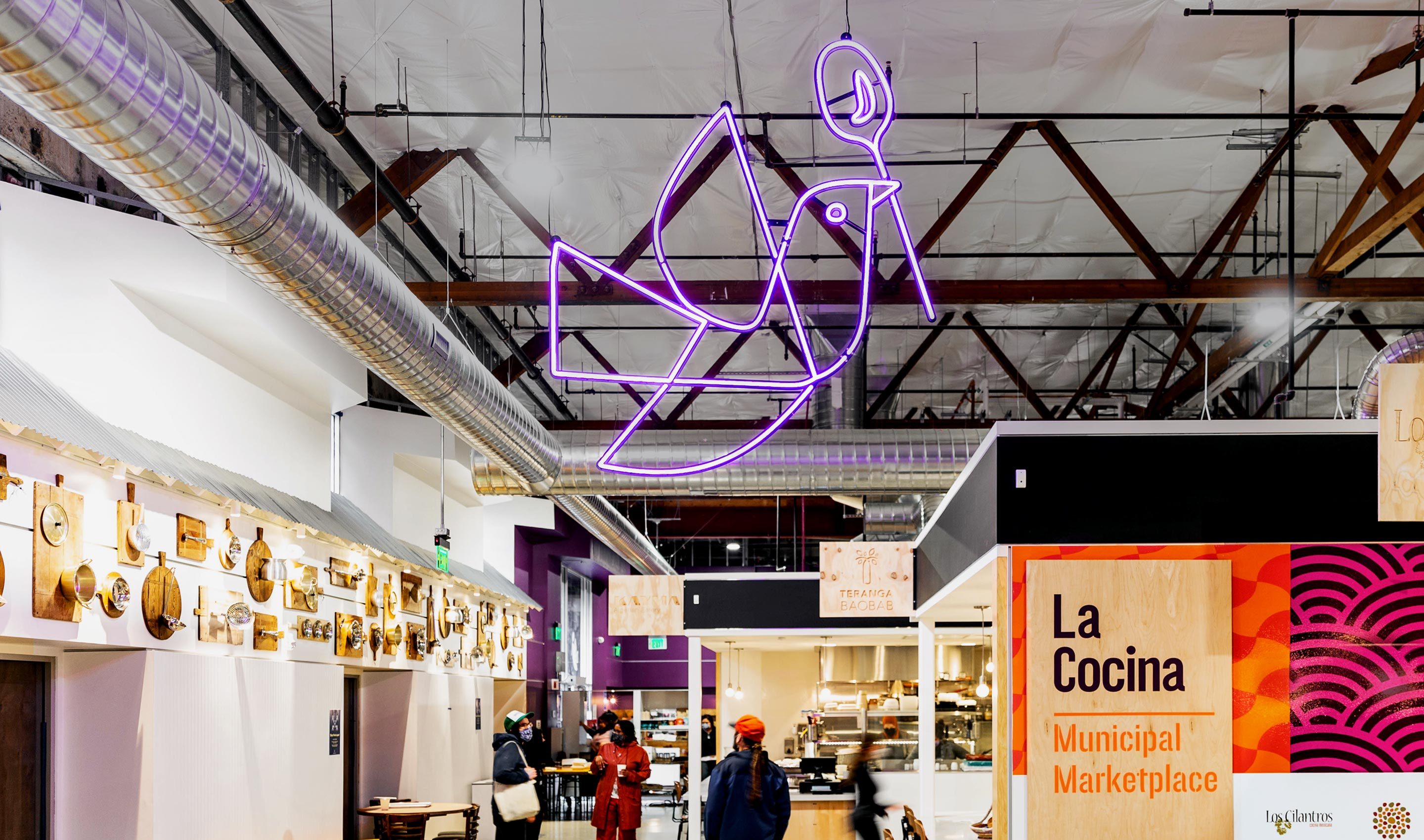 Office LaCocina Marketplace Neon