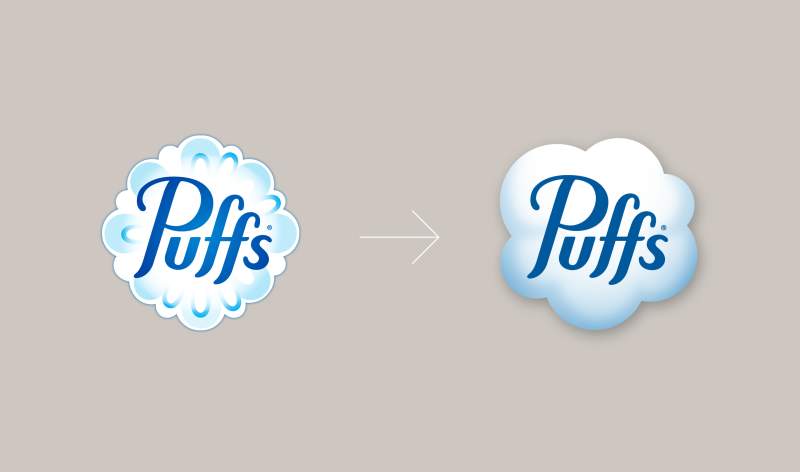 Office Puffs Logo Evolution