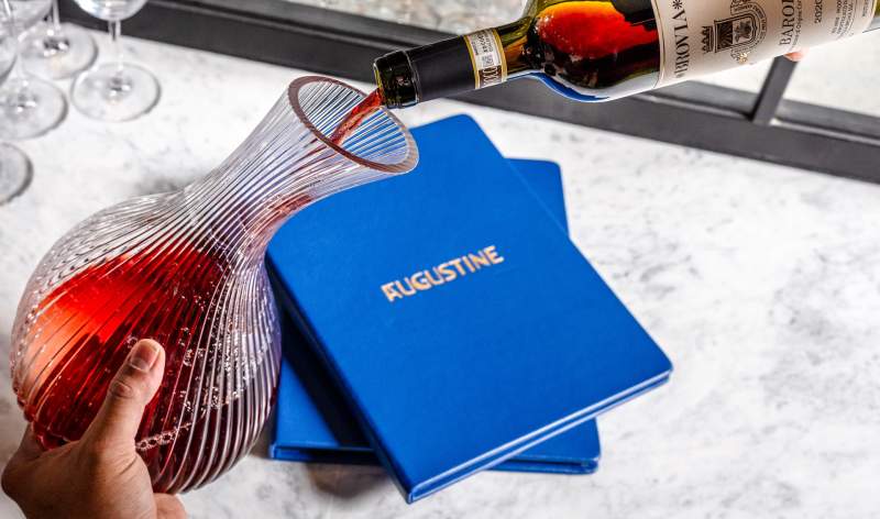 Office Bacchus Augustine Wine Menu