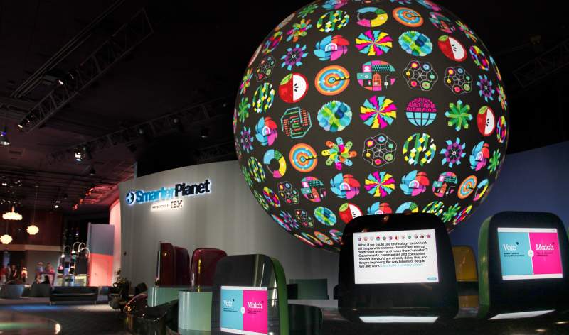 Office IBM SmarterPlanet Epcot Display