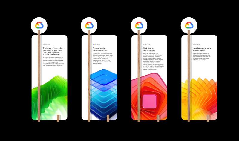 Office Google AI Agent Live Labs Signage v2